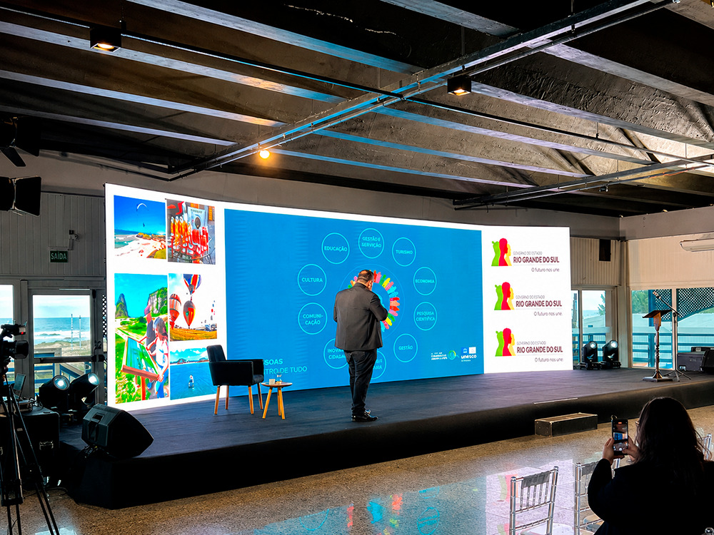 Painel de LED para evento